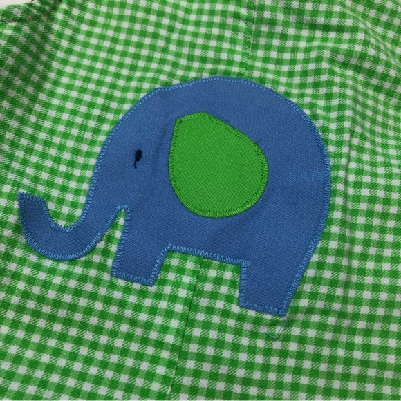 FUNTASIA TOO Reversible Plaid Christmas Longall Romper, Baby Boy 6M - Picture 7 of 8